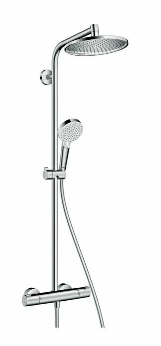 Hansgrohe Crometta S Showerpipe 240 1jet Duschsystem mit Thermostat - Chrom (27267000)