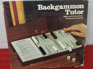 Backgammon Tutor E.S. Lowe 1974 100% Complete Vintage Game - Picture 1 of 6