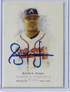 Andruw Jones Autographed 2006 Topps Allen and Ginter 10 Beckett Witnessed - Picture 1 of 7