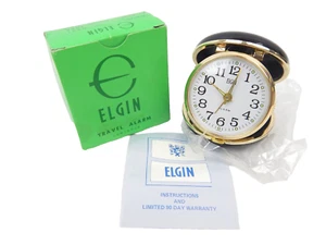 5H Elgin Reisewecker Aufziehen mit Box Anleitung Japan funktioniert! - Bild 1 von 4