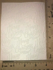 💚5 FROHE WEIHNACHTEN SCHRIFT GEPRÄGTE KARTENFRONTEN Kartenbasteln Cardstock - Bild 1 von 14