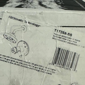 Delta T17259-SS Trinsic 17 Dual Function Pressure Balanced Shower, Stainless - Picture 1 of 2