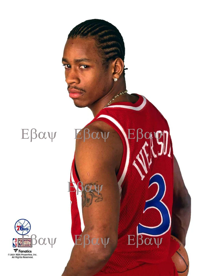Перепечатанная фотография Аллена Айверсона из Philadelphia 76ers 8X10 - Изображение 1 из 1