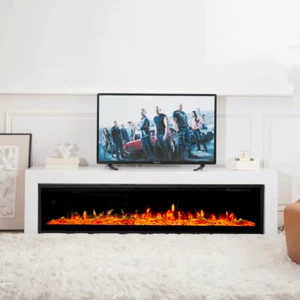 50,60 " LED Wandkamin Wandkamin Flammeneffekt mit Fernbedienung Kamin Deko - Bild 1 von 18