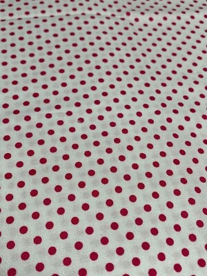 Pink Polka Dot Fabric David Textiles Inc. 18"x22" Fat Quarter Cotton Sewing Quil - Image 1 of 4