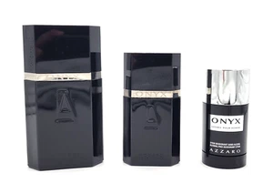 Onyx for Men by Azzaro SET 3.4oz EDT Spray + 1.7oz After Shave + Deodorant NEW - Picture 1 of 6