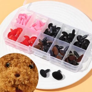Toys Accessories Doll Noses with Soft Washer Flocking Triangular Safety Nose - Picture 1 of 12