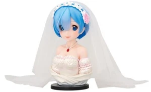 Re:Zero Figure Rem Art Scale Figure Wedding ver Ichiban kuji A BANDAI - Foto 1 di 3