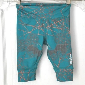 NEW Reebok Baby Girl Leggings size 2T Teal and Orange - Picture 1 of 7