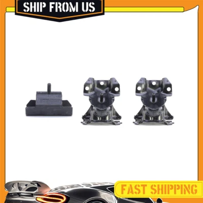 Juego de soportes de motor y transmisión 3 piezas para 07-13 SILVERADO 1500 4,8 L nuevo estilo tracción trasera Foto 1 de 4