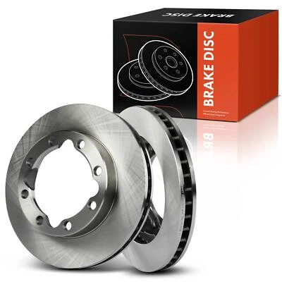 Front Disc Brake Rotors for Chevy GMC K2500 K3500 Tahoe 1988-2000 4WD SRW 8 Lug - Image 1 of 4