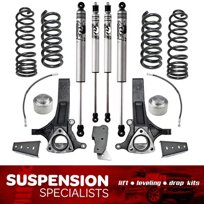 7"/5" Leveling Lift Kit For 2009-2018 Dodge Ram 1500 V8 4.7L 2WD w/ Fox Shocks - Imagem 1 de 4