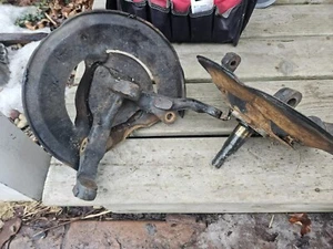 1967 1968 Ford Mustang V8 5 Lug Spindle, Disc brake with Backing Plate C8OA - Picture 1 of 7
