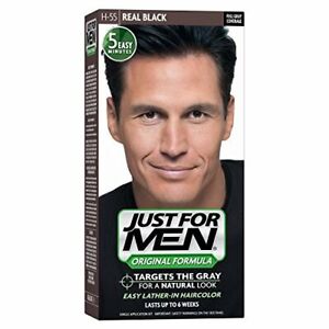 JUST FOR MEN Original Formula Shampoo-In Haircolor Real Black H-55 