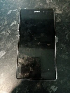 Sony Xperia 20.7mp smart phone black spares or repair mobile phone - Picture 1 of 7