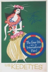 Original vintage poster U.S.KEDETTES HULA GIRL D.Klein (hs) - Picture 1 of 1