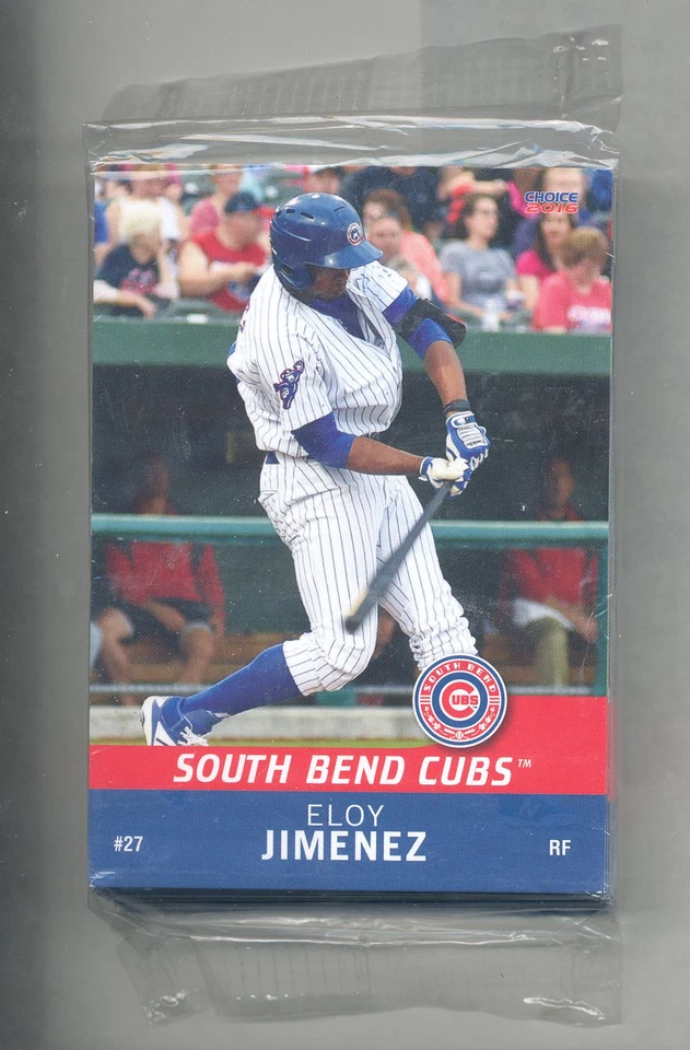 NEW 2016 South Bend Cubs Baseball Team Set Sealed Eloy Jimenez Carson Sands +33 - Image 1 of 1