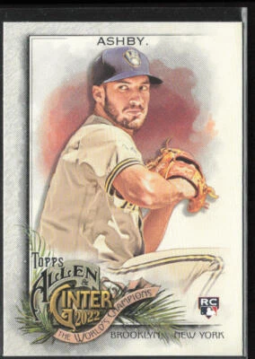 2022 Topps Allen & Ginter Aaron Ashby 174 RC | Milwaukee Brewers - Image 1 of 2