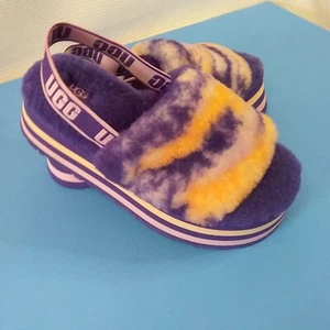 UGG Women's Disco Marble Slide Sandal Violet Night 1122032, US Size 8 - Picture 1 of 7