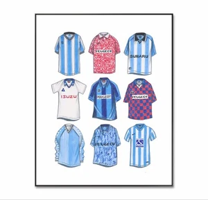 Coventry City Football Shirt, Coventry Football Poster, Coventry Shirt Print, a4 - Picture 1 of 4