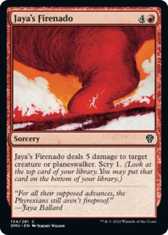 x4 Jaya's Firenado C MTG Dominaria United M/NM, English - Image 1 of 1