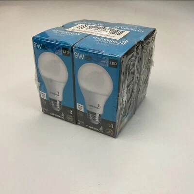 Hyperikon Dimmable LED Light Bulbs A19 9W=60W 3000K E26 - 4 Pack - Image 1 of 4