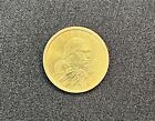 2000 D Sacagawea One Dollar Coin US Liberty Gold Color Denver Mint Mark Old Vtg