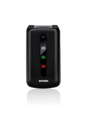 Brondi President Telefono Cellulare DUAL SIM 3" GSM Radio FM Nero 10275070 - Immagine 1 di 4