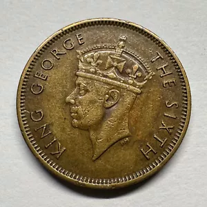 1949 Hong Kong 10 Cents - Beautiful Coin - #B-049 - Picture 1 of 2