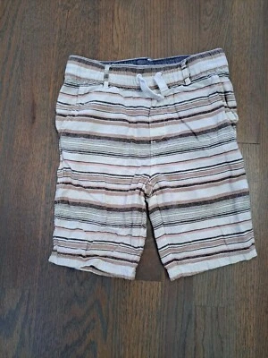 Gymboree Linean Stripe Shorts Boy's Size 7 — 第 1/4 张图片