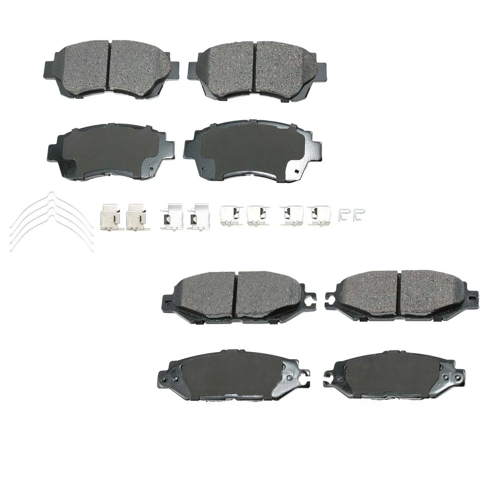 Juego de pastillas de freno delanteras y traseras de cerámica Akebono ProACT para Lexus SC300 3,0 L L6 Foto 1 de 1