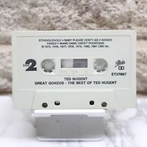 Ted Nugent Great Gonzos The Best of Ted Nugent Cassette Tape ONLY Rock - Picture 1 of 3