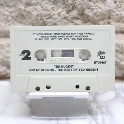 Ted Nugent Great Gonzos The Best of Ted Nugent Cassette Tape ONLY Rock Foto 1 de 3