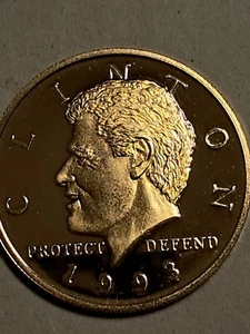 1993 Hutt River Province 20 $ Clinton Inauguration Coin - Bild 1 von 24