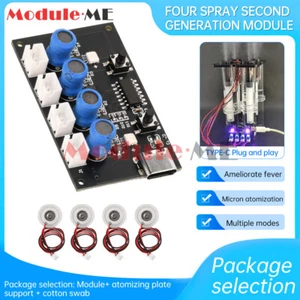 Type-C Humidifier DIY Kits Ultrasonic Mist Maker Atomizing Module 4 Way Atomizer - Bild 1 von 20