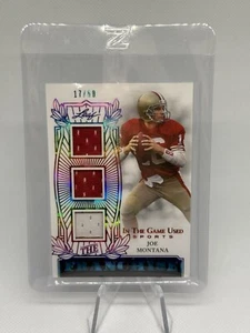 Leaf In The Game Used Sports 2024 Joe Montana The Franchise 17/60 - Picture 1 of 4
