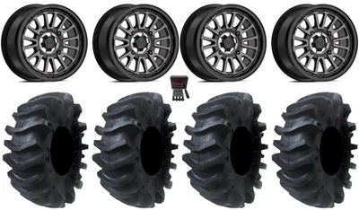 Valor V14 14" Wheels DT 30" AquaTorque Tires Kawasaki Mule Pro FXT  KRX Foto 1 de 4