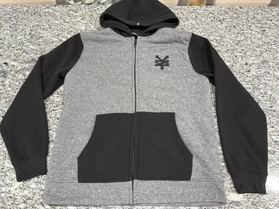 Zoo York Gris Cremallera Frontal Sudadera con Capucha Chaqueta Sudadera Para Hombre Grande Cálida!! Foto 1 de 4