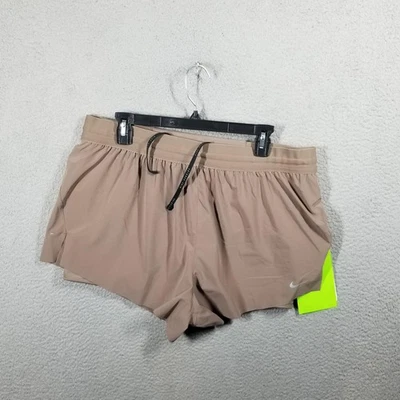 Nike Swift Women's Dri-FIT Mid-Rise 2-in-1 Running Shorts XL BHJ5376-233 - Изображение 1 из 4