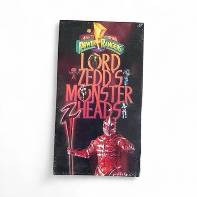 Mighty Morphin Power Rangers - Lord Zedds Monster Heads (VHS, 1995) - Image 1 of 3