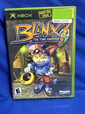 Blinx: The Time Sweeper (Microsoft Xbox, 2002) CIB Great Condition *Tested* VTG - Image 1 of 4