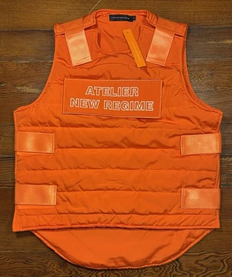 Atelier New Regime Orange Tactical Vest Size S *NEW WITH TAGS* - Image 1 of 4