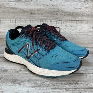 New Balance 680v5 Abzorb Men’s Running Shoes Blue White - Size 10 UK (EUR 44.5) - Picture 1 of 10