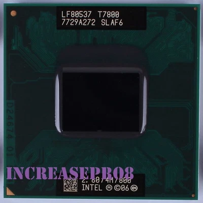 Intel Core 2 Duo T7800 Processor 2.6GHz Socket P, Socket 478/N CPU 35W 800MHz - Image 1 of 4