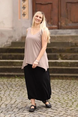 MAGNA - Lagenlook TOP / SHIRT A-Linie Gr 44 bis 58 - braun — 第 1/4 张图片