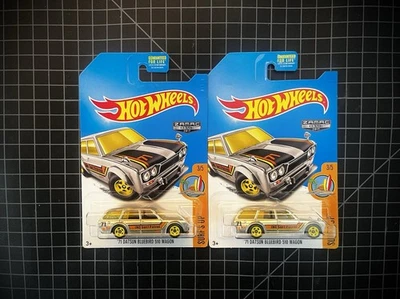 Hot Wheels Datsun 510 Wagon Surfs Up ZAMAC (Lote de 2) Foto 1 de 4