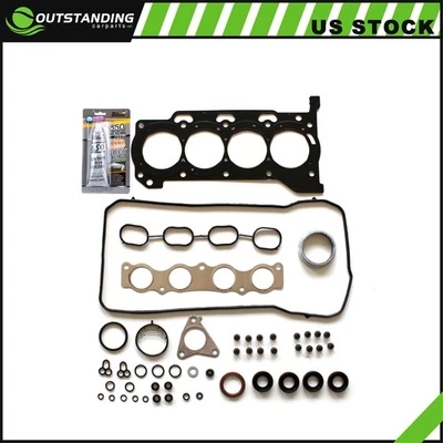 Juego de juntas de culata 2009-2015 2013 2014 para motor Toyota Corolla 1,8 L l4 DOHC 2ZRFE Foto 1 de 4