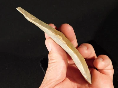 Grande! RARO quatro mil anos de idade! ARTEFATO de pedra Tenerian Uniface Mali 4.66 - Imagem 1 de 4