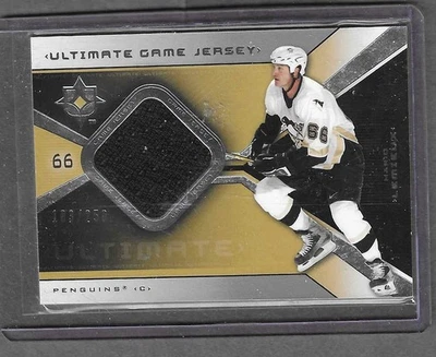 ESTA ES UNA TARJETA DE JERSEY DEFINITIVA 2004-05 DE MARIO LEMIEUX. Foto 1 de 2
