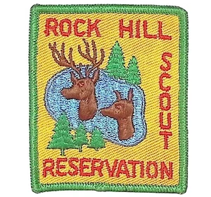 Camp Rock Hill Scout Reservation Hudson Hamilton Council NJ GRN Bdr [MO2284] - Bild 1 von 2